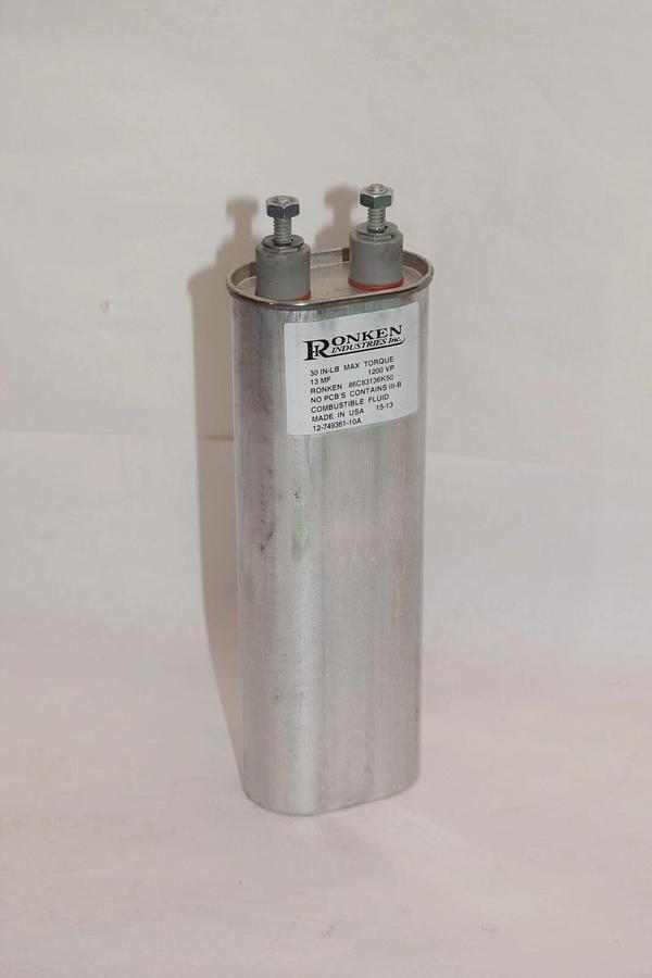 (NEW) RONKEN 12-749361-10A 1274936110A 30 In-LB 13MF 120VP Capacitor USA