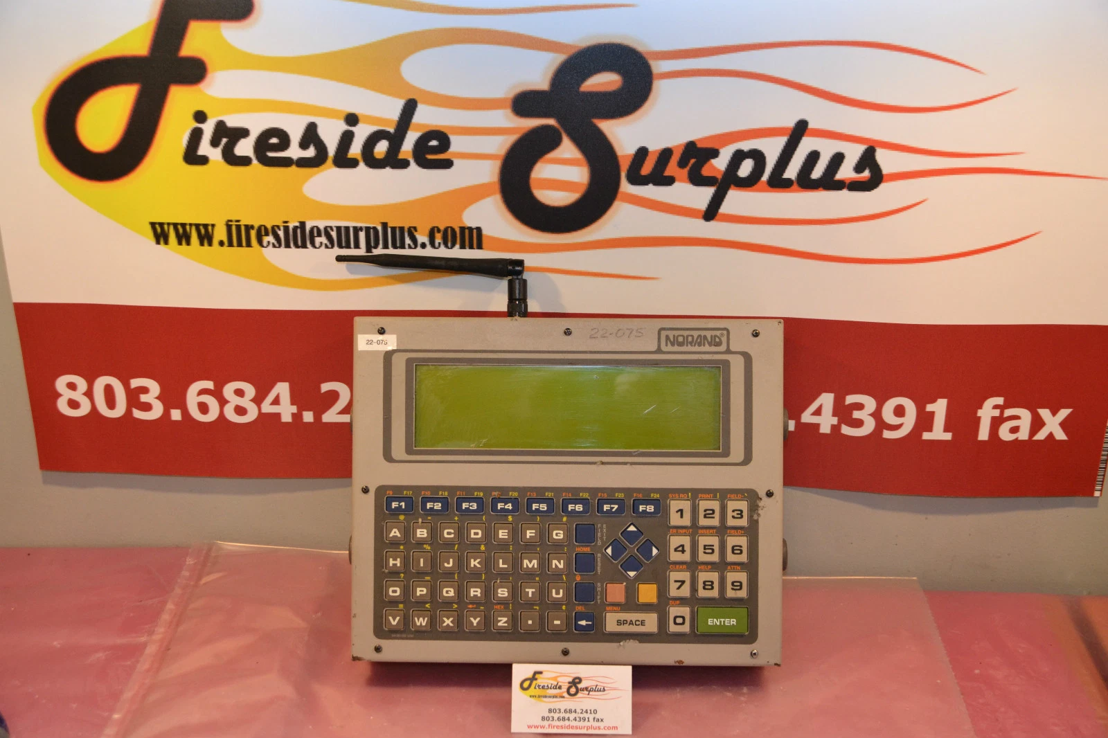 Used NORAND BAR CODE ID STATION WITH ANTENNA RT5940 3345394 225-480-011/003