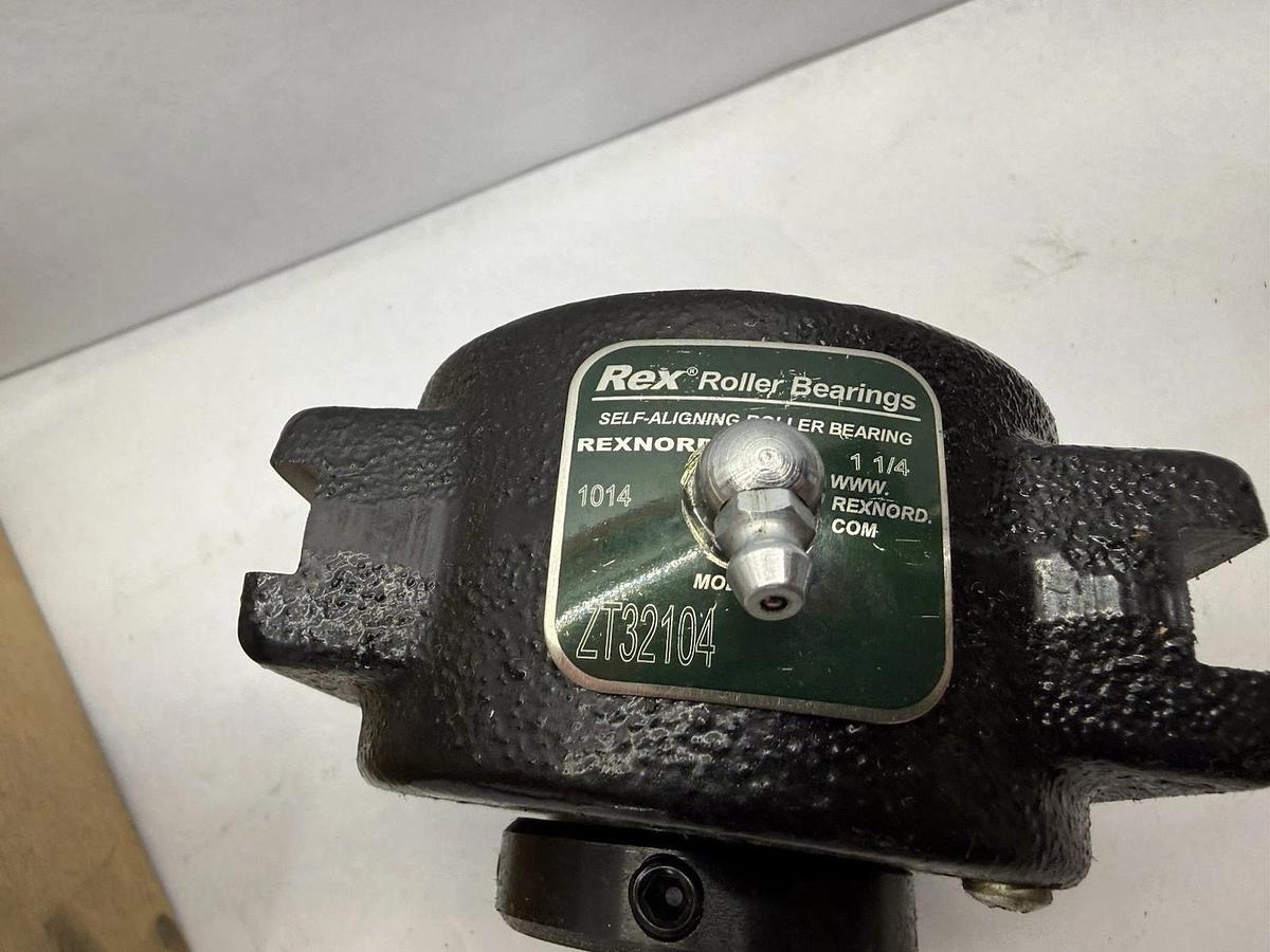 Rex REXNORD ZT32104, 1-1/4" TAKE-UP ROLLER BEARING SIDE MOUNT, SPHERICAL ROLLER