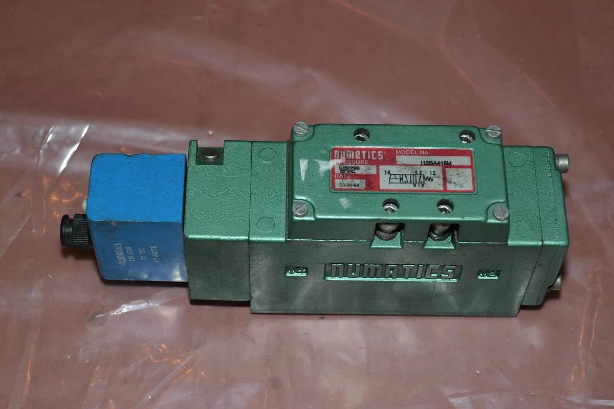 Used NUMATICS VALVE I12BA415M 150 PSI 28" VAC