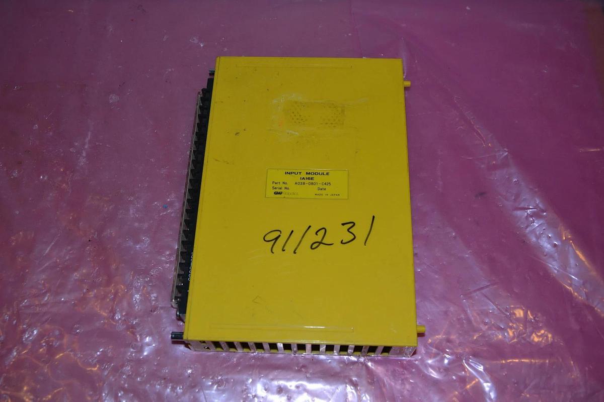 Used GMF ROBOTICS INPUT MODULE IA16E A03B-0801-C425 A03B 0801 C425 A03B0801C425