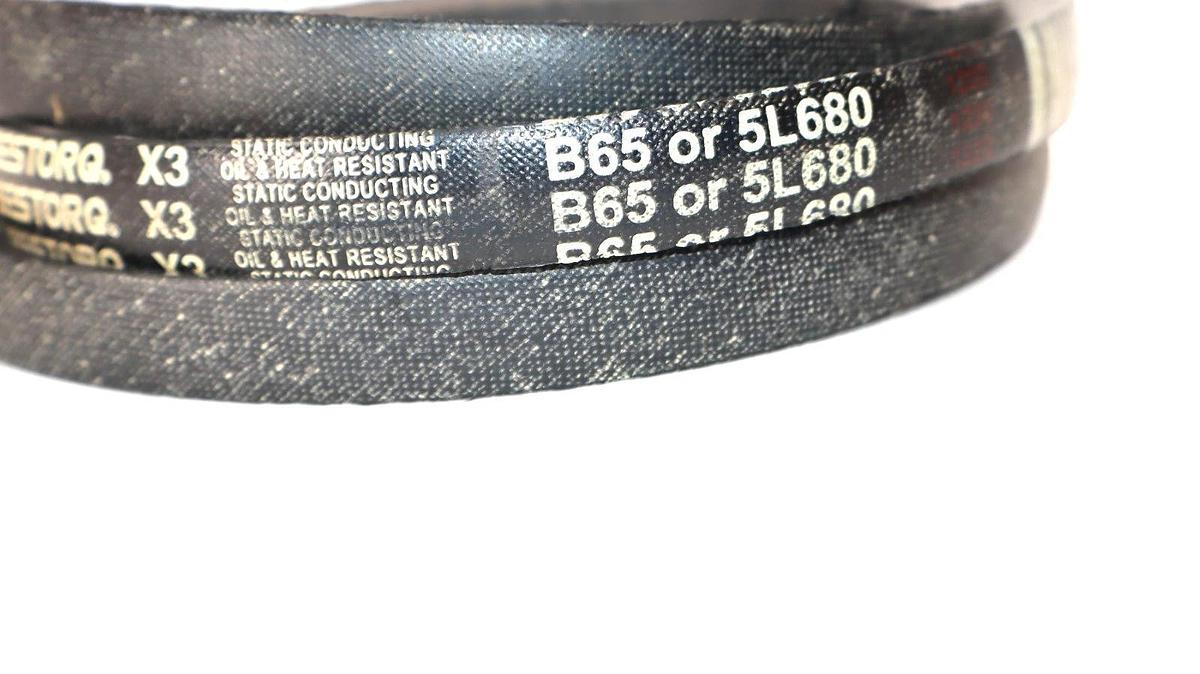 (NEW - Lot of 2) BESTORQ B65 , 5L680 X3 V-Belt