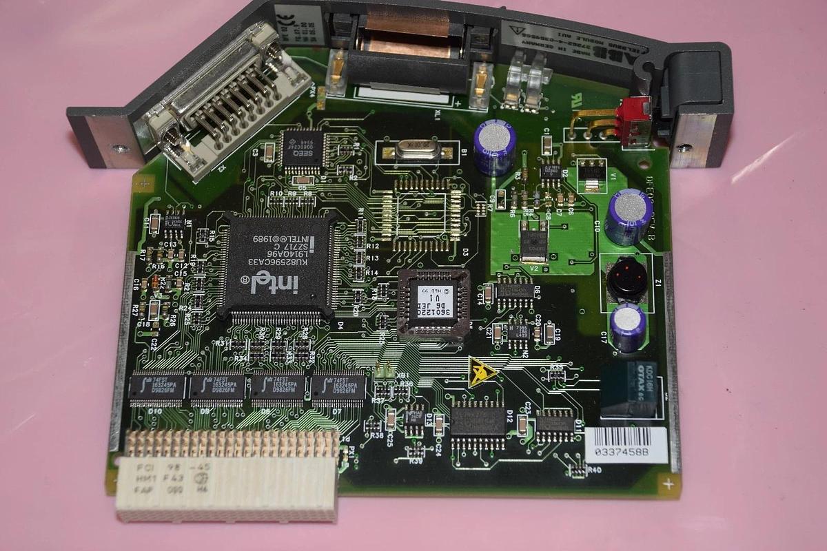 Used ABB DFE02 Feldbus Module AUI 37262-4-0369566 DFE 02, 0369566 0022 00