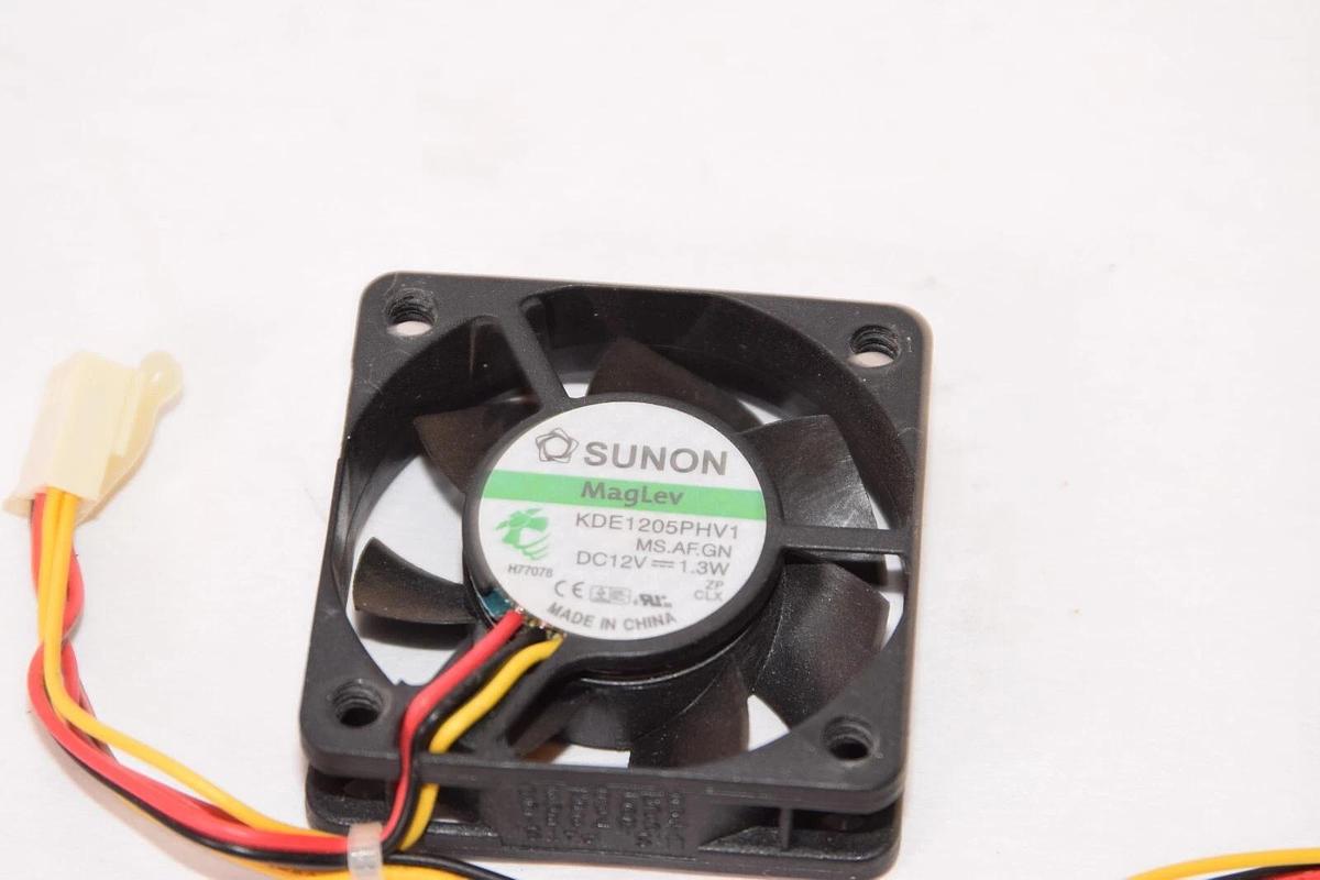 (NEW - Lot of 2) SUNON KDE1205PHV1 12Vdc 1.3W MagLev Fan