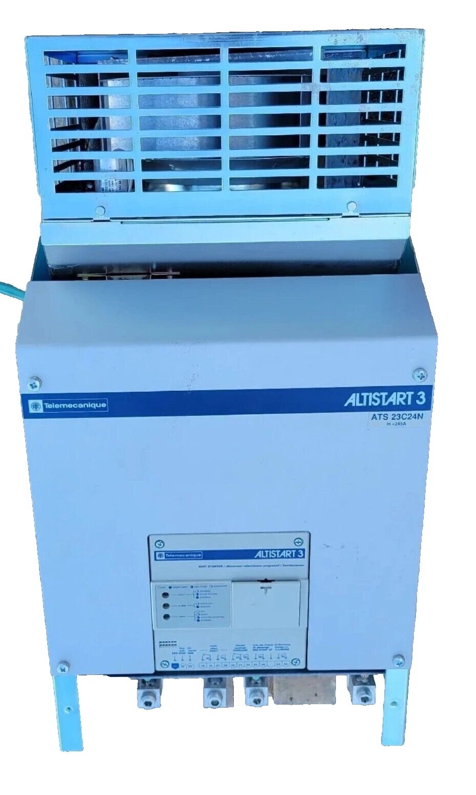 Used Telemecanique, ATS23.C24N, Altistart 3, ATS23, 248A 208/230/460V 75/100/200HP