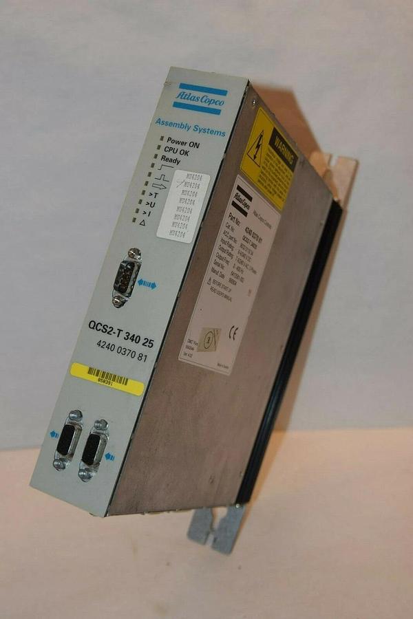 Used ATLAS COPCO SERVO CONTROL 4240 0370 81 4240037081 QCS2-T 34025