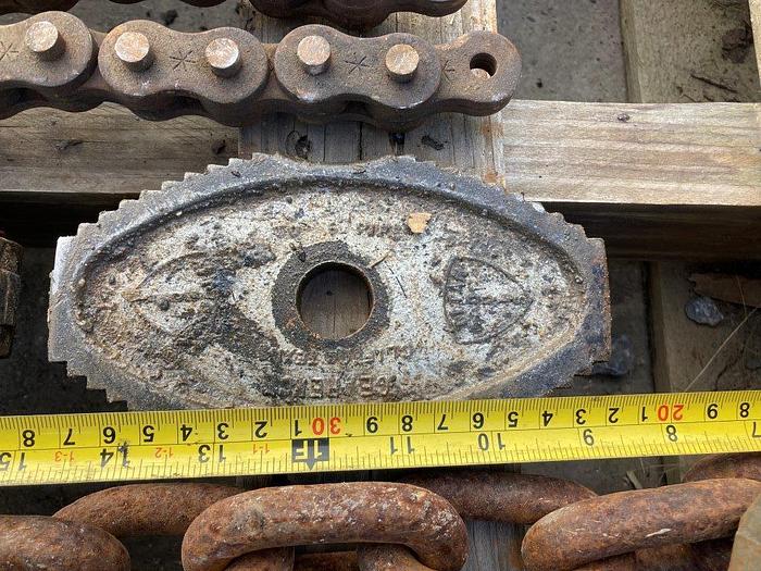 Used Chain Pipe Wrench Vise Tong Components Package