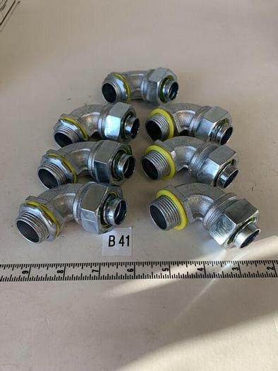 Hubbell 3/4" 90 deg Elbow Liquid Tight (Lot of 7) Fast Shipping!~Warr