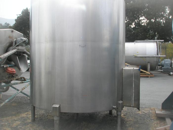 Used Tank, 1,550 Gallon, S/st, 78" X 86", #S738679