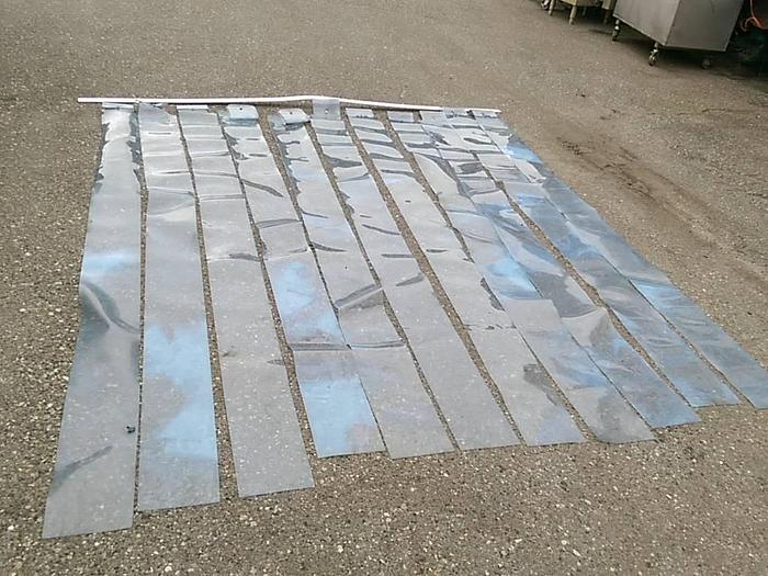 Used 100″ wide by 9′ high Vinyl Strip Door