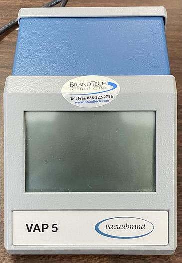 Used Vacuubrand VAP5 Controller w/ TPR010 Probe, Manual