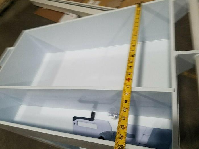 Used Clean Room PVC Utility Cart Medical Pharmaceutical