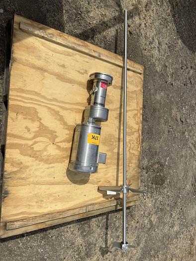 Unused Tank, 500 Gallon, S/st, Agit, Admix Rotomixx, 1 HP #S744587