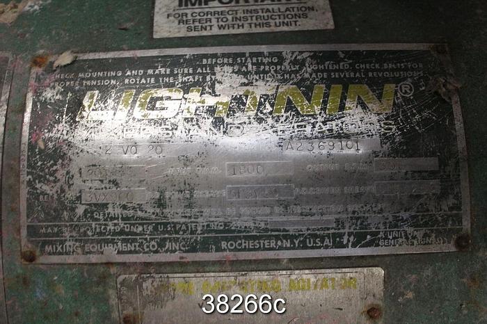 Used Lightnin 2VQ20 Agitator #38266