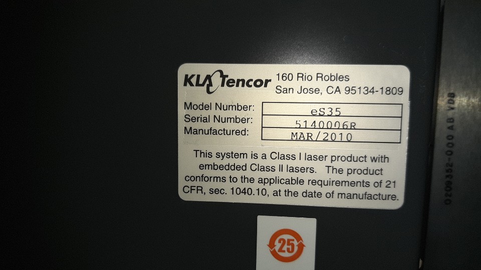 Used KLA ES35