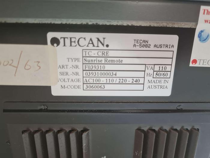 Used Tecan Sunrise Microplate Reader