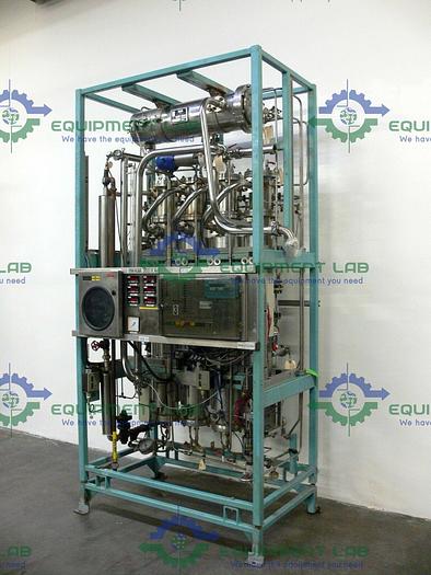 Used FINN-AQUA 300 H 4 Multiple Effect Water Still Skid w/ Heat Exchanger WFI Skid