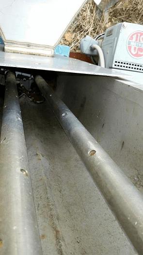 Used 10 in. X 48 in. YOUNG TWIN SHAFT CONTINUOUS MIXER – S/S (#8480)