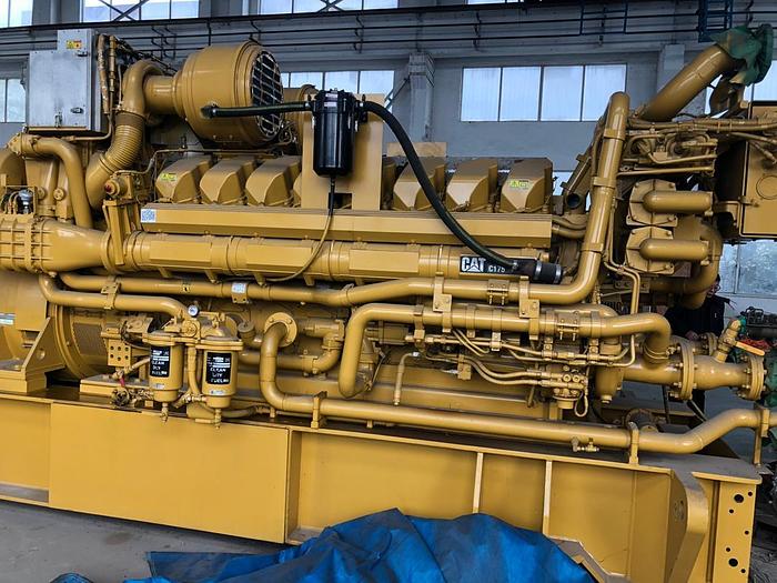 Used Caterpillar C 175 engine with Kato generators Very low working hours.
