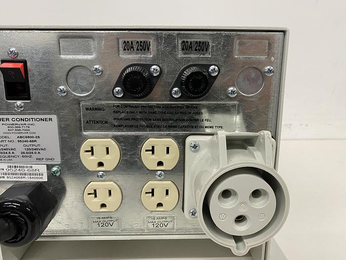 Used Ametek Powervar ABC5800-2s Single Phase Power Conditioner