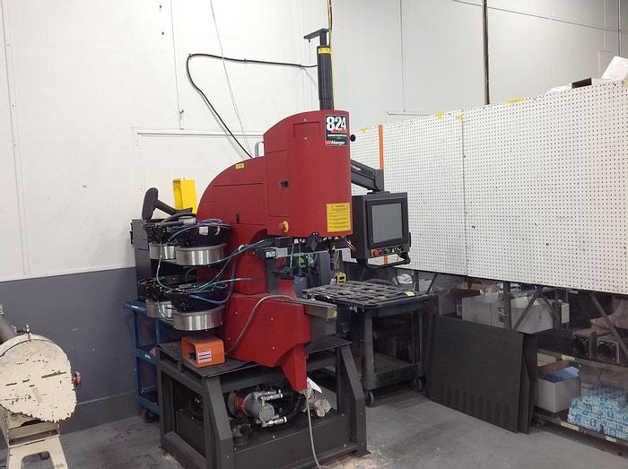 Used 2020 - 8 Ton Haeger 824 One Touch-4e Hardware Insertion Press
