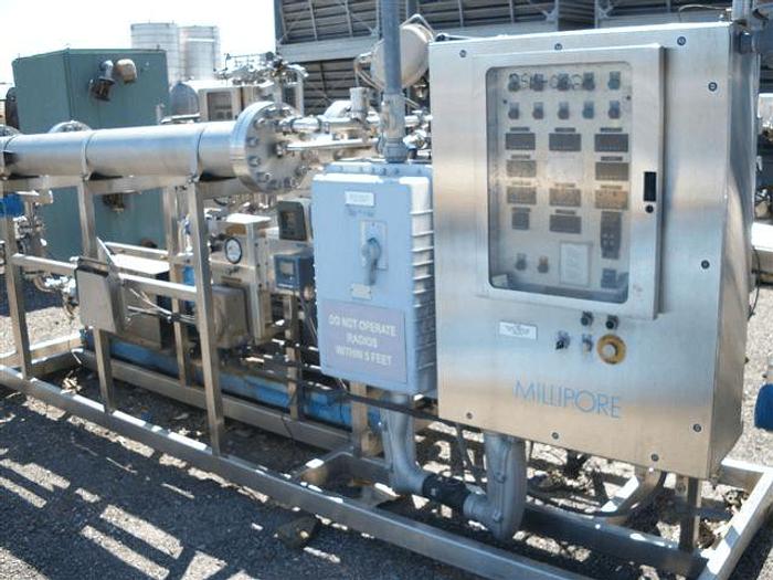 Used 1200 SQ. FT. MILLIPORE PRO-8/4 XP PROCESS REVERSE OSMOSIS SYSTEM – 316 S/S