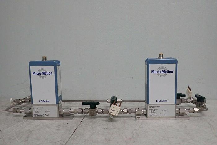 Used 2 Micro Motion LF Type 4X/IP65 Flow Meters LF3M32311VGMEAAZZ LF4M32311VGMEAAZZ