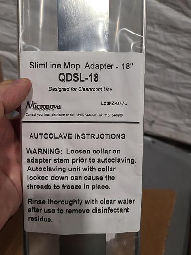 Slimline Mop Adapter 18"