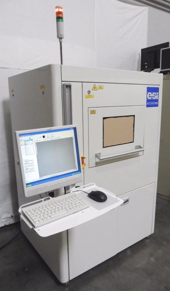 Used ESI AccuScribe 2210 355nm/Auto Laser Wafer Scriber