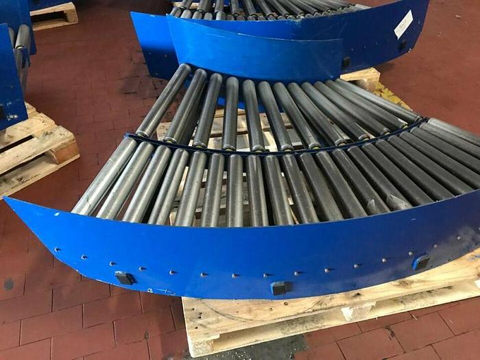 Gebraucht BUDDE Rollenbahnkurve 90° mit 15cm Neigung