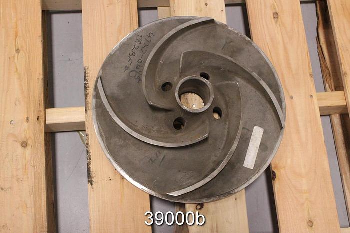 Used Goulds 3500 Pump Impeller, 4Vane, 18" Diameter #39000