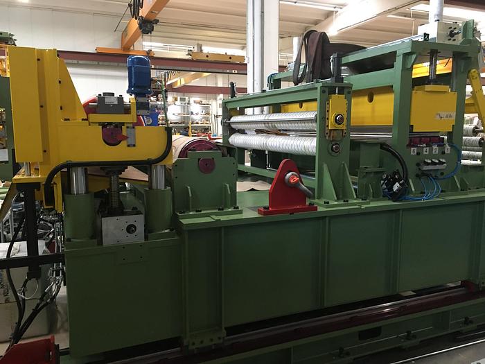 Used F&P 1500x4mm S.S. Slitting Line FOR SALE #4356