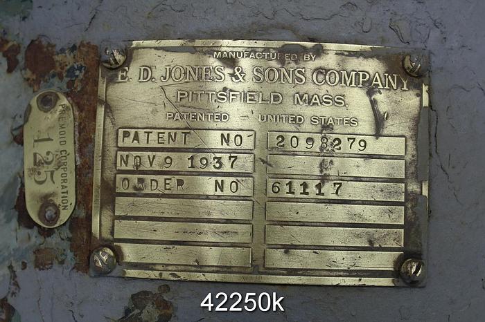 Used Beloit Jones No. 1 Jones Conical Refiner #42250