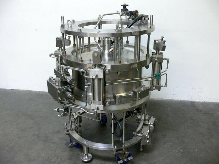 Used Millipore IPS600 x 200 Stainless Steel Chromatography Column 44PSI