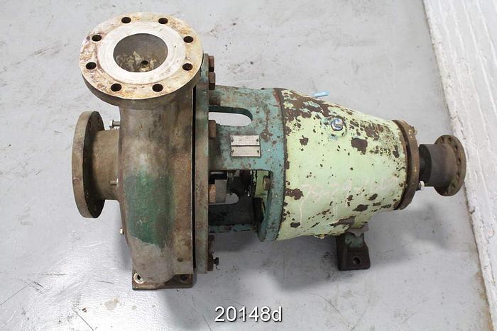 Used Goulds 3175 Pump, 3175S, 4X6X18, 16" Impeller, 2/4- Vane Impeller,
Ss Casing, Ss Impeller, Ss Stuffing Box, Ss Suction Side Plate, Mechanical Seal #20148