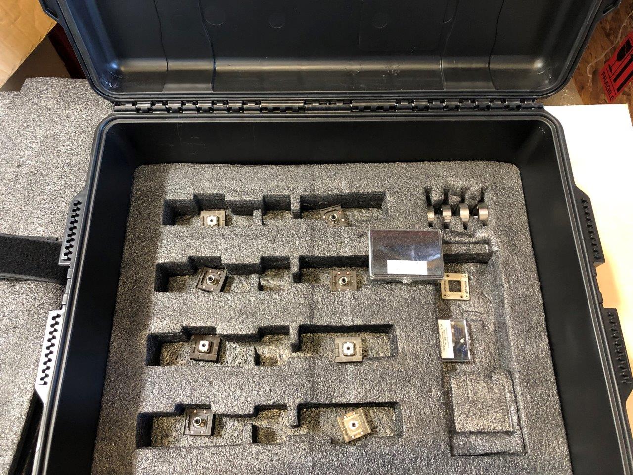 Used DELTA EDGE DE8000 TEST HANDLER KIT - Q-FPB - 140 MRQ 11x11x0.85-0001 QFN