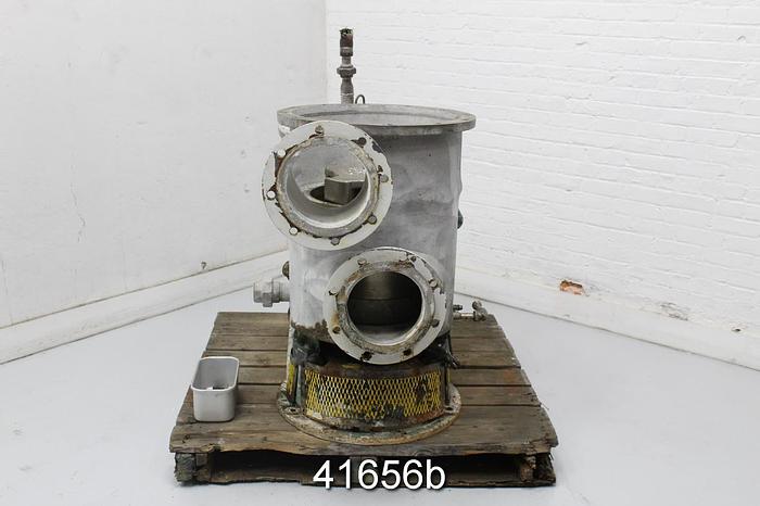 Used Bird Model 8 Pressure Screen, Stainless Steel Housing #41656