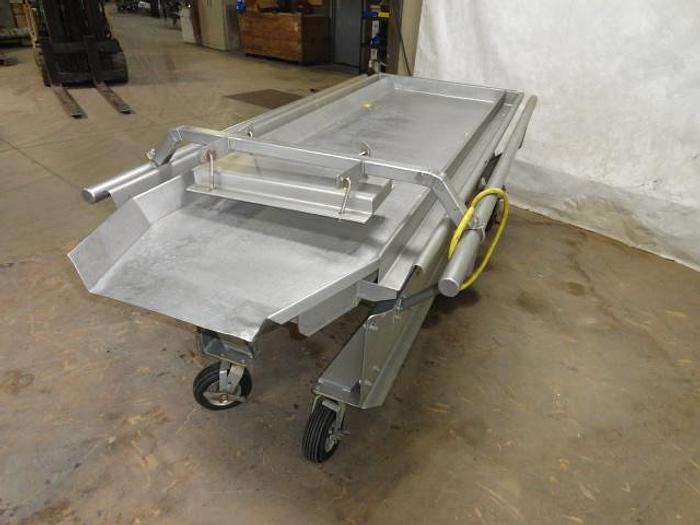 Used Key Technologies Vibratory Conveyor; 24" x 8', Md#412868