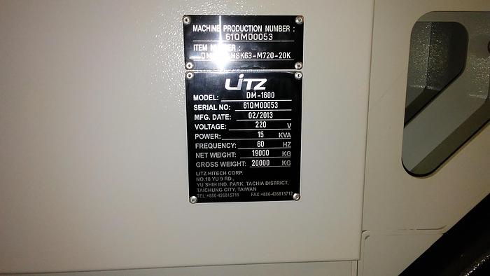 Used 2013 Litz Diamond Cut DM-1600