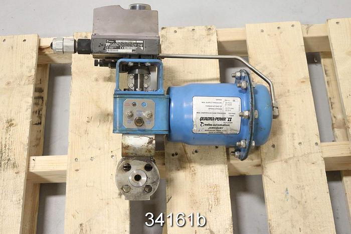 Used Neles Jamesbury 1/2" Control Ball Valve #34161
