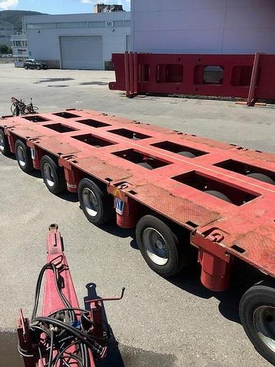 Used Nicolas Modular Trailer, 12 axle Line x 3m Wide