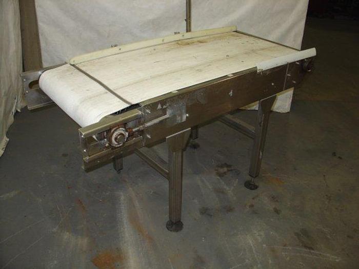 Used Stainless Steel Conveyor; 26" Wide