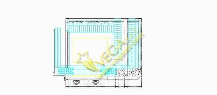 Used Gas turbo kiln  FICOLA for High Temperature