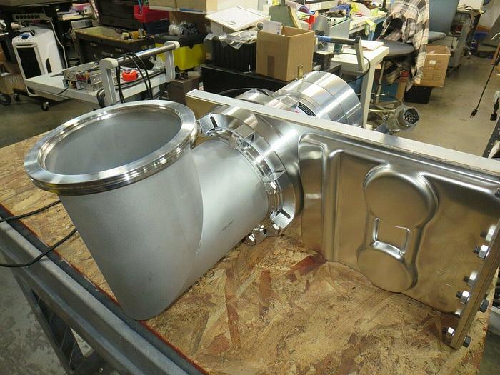 Used Oerlikon/Leybold, 151/361, Turbo Vacuum Pump W/VAT Gate & VAT Motorized Valve