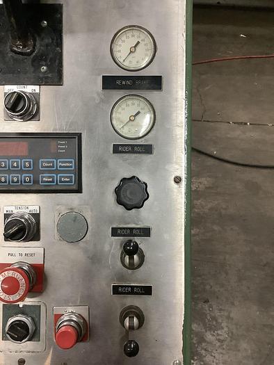 Used 20" STANFORD MODEL 152 HD REVERSIBLE DOCTOR MACHINE SHEAR SLITTING ALLEN BRADLEY DRIVE - PENDING