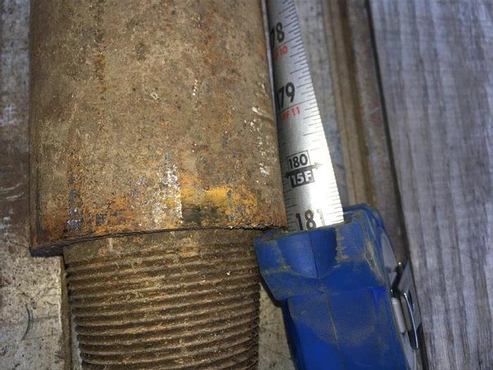 Used Drill Stem - 4 in. OD x 15 ft. length