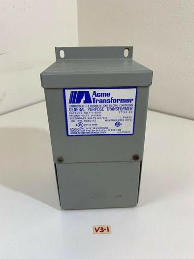 Acme T-1-53005 Transformer 240x480 120/240V 1-Phase .100KVA *New~Fast Shipping*