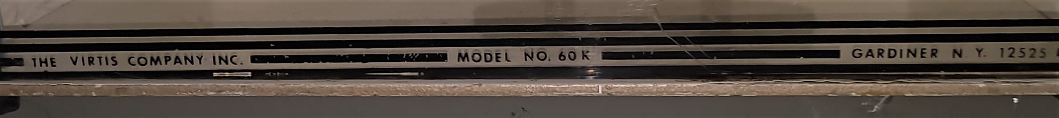 Used Virtis 16-600 UV Stirrer - Homogenizer Enclosure