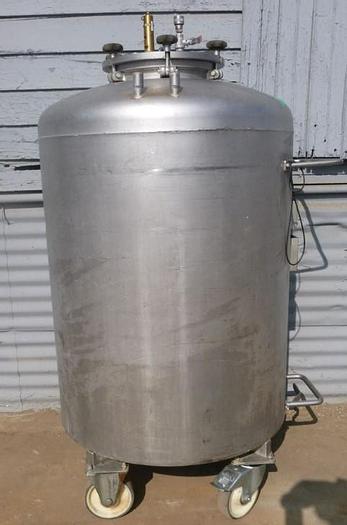 Used Tank, 92 Gallon, S/st, 28" X 30", Jkt, DT/DB, E #S743588