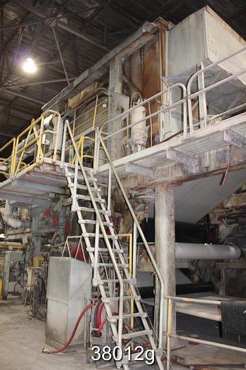Used Beloit Tissue Machine 100" Web 96" Trim, 4000FPM, 75 TPD #38012